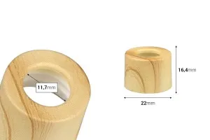 Пластмасова Бамбу Капачка - ринг за капкомери 5 до 100 ml-2