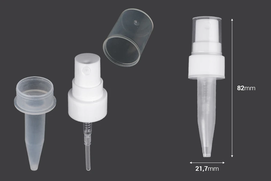 Пластмасова бутилка 2 мл спрей тестер - 50 бр. Пластмасова бутилка 2 мл спрей тестер - 50 бр.-изображение_размери