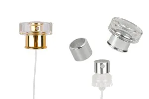 Спрей с луксозна прозрачна капачка за бутилки за парфюми Кримп 15 мм-изображение_продукт