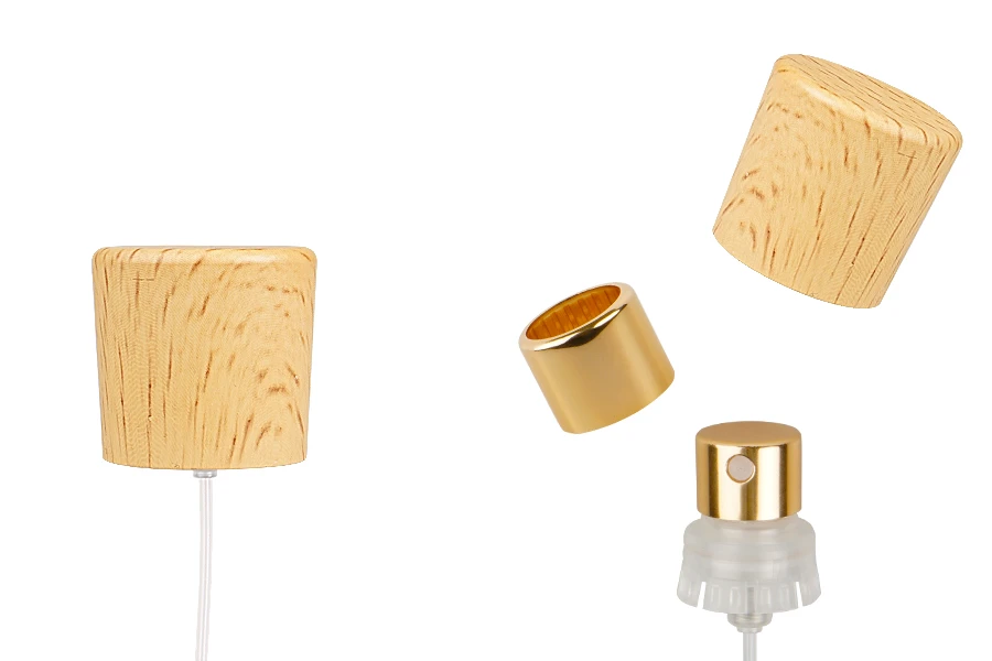 Sprej i vendosur me kapak luksoz të pastër për shishet e parfumeve me mbyllje sigurie të shtrënguar 15 mm-изображение_продукт