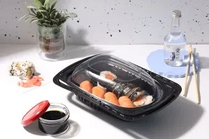 Пластмасова кутийка с размери 268x173x82 mm с дръжка и капак - 12 бр.-5