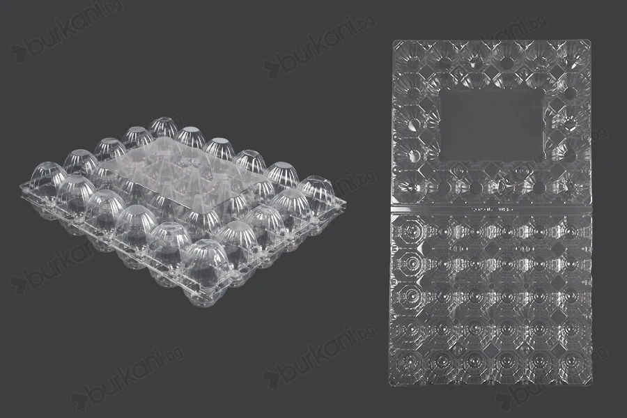 Пластмасови кутии за яйца с  283x236x65 mm ( за 30 бр. яйца) - 100 бр.-изображение_продукт