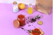 Стъклен прозрачен буркан 200 мл с алуминиева капачка с уплътнител - 6 бр. Стъклен прозрачен буркан 200 мл с алуминиева капачка с уплътнител - 6 бр.