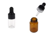 Стъклена бутилка 2 мл с капкомер - 12 бр.-изображение_продукт
