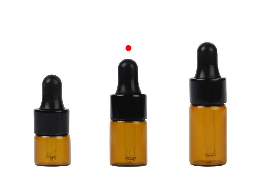 Стъклена бутилка 2 мл с капкомер - 12 бр.-изображение_група