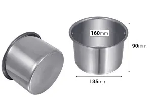 Метален иноксов съд за водна баня "Bain Marie" -160 mm-2