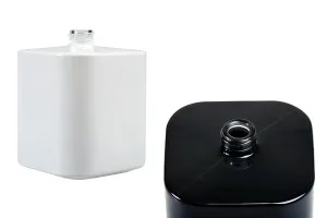 Луксозен стъклен флакон за парфюм 100 ml  с гърловина 15/400  (PP 15) в бяло или черно-1