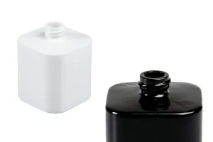 Луксозен стъклен флакон за парфюм 30 ml  с гърловина 15/400  (PP 15) в черен или бял цвят-1