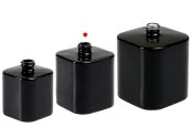 Луксозен стъклен флакон за парфюм 50 ml с гърловина 15/400 (PP 15) в черен или бял цвят Луксозен стъклен флакон за парфюм 50 ml с гърловина 15/400 (PP 15) в черен или бял цвят
