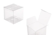 Сгъваема прозрачна PET кутия 70x70x70 мм - 50 бр Сгъваема прозрачна PET кутия 70x70x70 мм - 50 бр