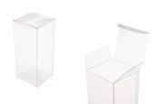 Сгъваема прозрачна PET кутия 70x70x160 mm - 50 бр. Сгъваема прозрачна PET кутия 70x70x160 mm - 50 бр.