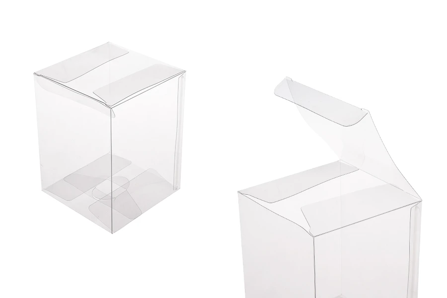 Сгъваема прозрачна PET кутия за опаковки 90x90x120 mm - 50 бр. Сгъваема прозрачна PET кутия за опаковки 90x90x120 mm - 50 бр.