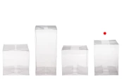 Сгъваема прозрачна PET кутия за опаковки 90x90x120 mm - 50 бр. Сгъваема прозрачна PET кутия за опаковки 90x90x120 mm - 50 бр.