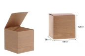 Хартиена кутия за карамелените бурканчета 30ml и 50ml,с размери 58x58x62 - 50 бр. Хартиена кутия за карамелените бурканчета 30ml и 50ml,с размери 58x58x62 - 50 бр.