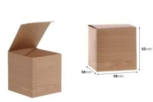 Хартиена кутия за карамелените бурканчета 30ml и  50ml,с размери  58x58x62 - 50 бр.-2