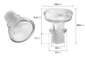 Стъклена тапа Φ 19.5