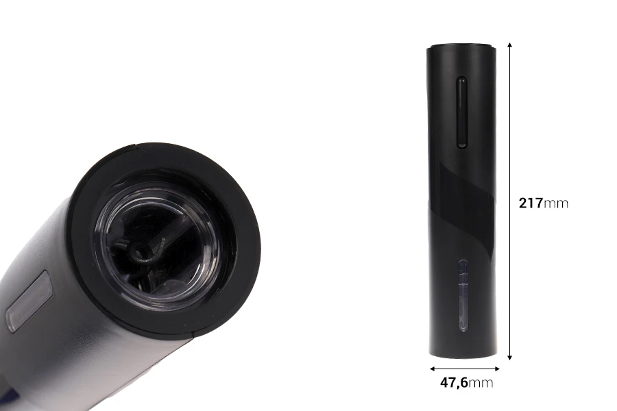 Електронен тирбушон с аксесоари за винени бутилки-изображение_размери