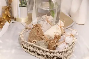 Овална плетена цветна кошница 212x294x67-3