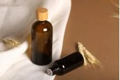 Пластмасова капачка с бамбуково покритие с дозатор ПП18 Пластмасова капачка с бамбуково покритие с дозатор ПП18