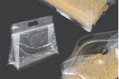 Пластмасови прозрачни торбички тип Doy Pack с размер 240x40x170 mm цип- 50 бр. Пластмасови прозрачни торбички тип Doy Pack с размер 240x40x170 mm цип- 50 бр.