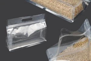 Пластмасови прозрачни торбички тип ДОЙ ПАК с размер 255x40x190 mm  с цип - 50 бр.-изображение_продукт