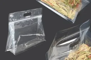 Пластмасови прозрачни пликове тип ДОЙ ПАК с размер 275x40x210 mm с цип - 50 бр.-1