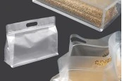 Полупрозрачни пластмасови торбички тип ДОЙ ПАК с размер 255x40x190 mm с цип - 50 бр.-изображение_продукт