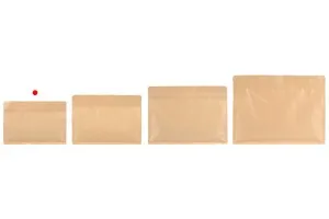 Крафт торбичка тип Doy Pack 240x40x170 мм с цип - 50 бр.-3