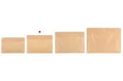 Крафт торбички тип Doy Pack 255x40x190 мм с цип - 50 бр. Крафт торбички тип Doy Pack 255x40x190 мм с цип - 50 бр.