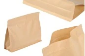 Крафт торбички тип Doy Pack 275x40x205 мм с цип - 50 бр. Крафт торбички тип Doy Pack 275x40x205 мм с цип - 50 бр.