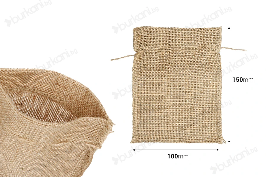 Торбичка от зебло с размери 100x150 mm -50 бр.-изображение_размери