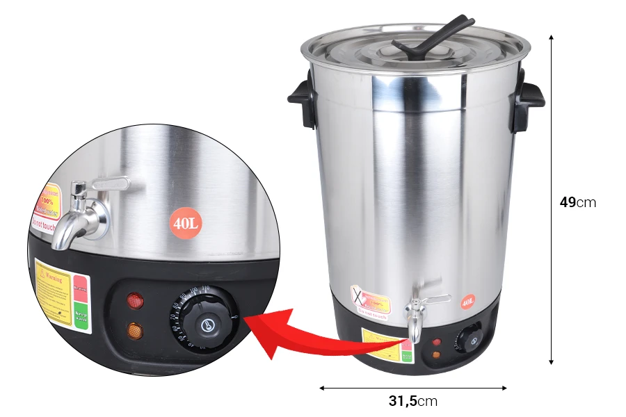 Машина за топене на восък -40 L) Машина за топене на восък -40 L)