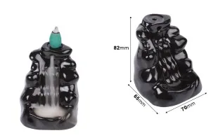 Керамична горелка 70х65х82 мм за ароматизирани фунийки "Backflow"-2