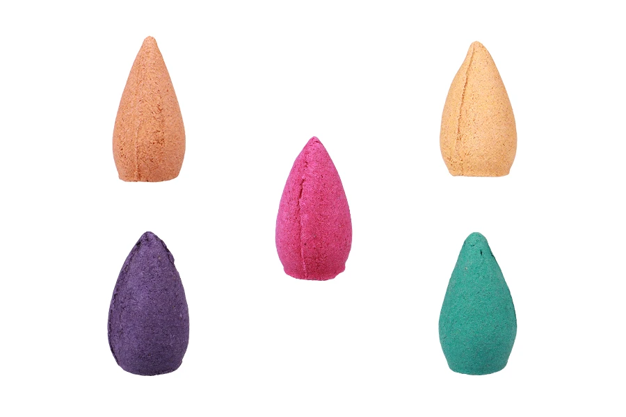 Ароматизирани с аромат сандалово дърво фунийки "Backflow" - пакет 60 бр.-изображение_продукт