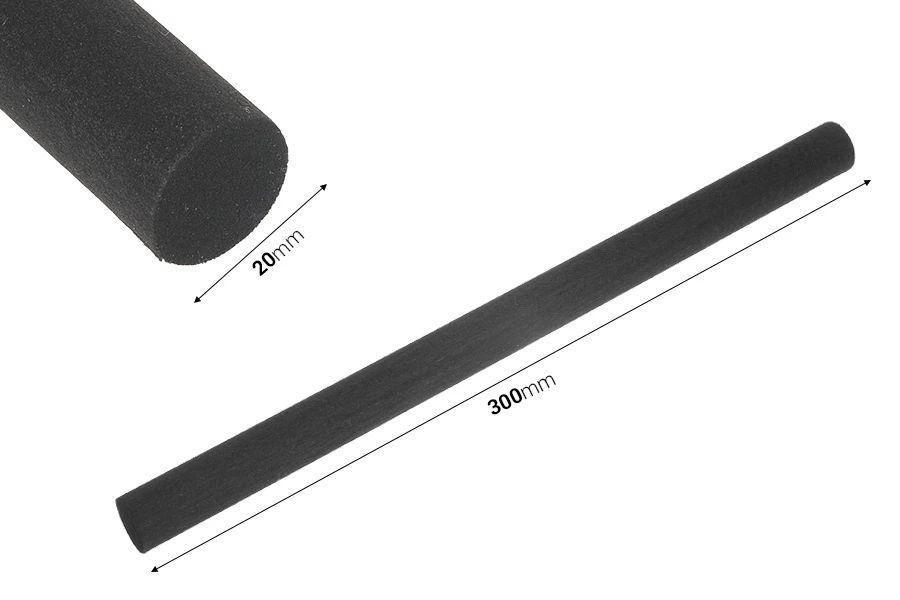 Фибър стик 20х300 мм (мек) за ароматизатори- 1 бр Фибър стик 20х300 мм (мек) за ароматизатори- 1 бр-изображение_размери