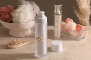 Бутилка 50 мл ( с външен стъклен копус) за многократна употреба с помпа за крем-изображение_група