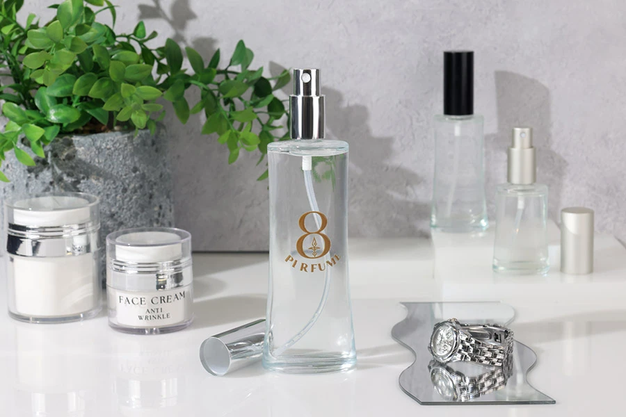 Стъклена бутилка за парфюм 100ml 12/100 (18/415) Стъклена бутилка за парфюм 100ml 12/100 (18/415)-изображение_група