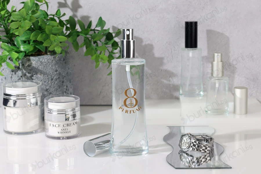 Стъклена бутилка за парфюм  100ml 12/100 (18/415)-изображение_група