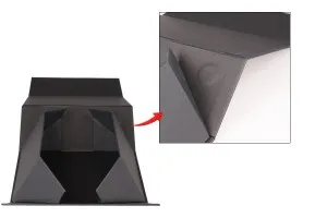 Черна хартиена кутия с магнитно затваряне 185x135x82 mm - 20 бр.-5