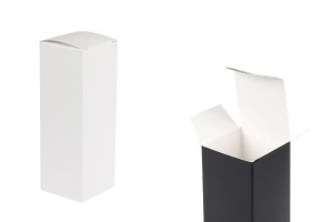 Хартиена опаковъчна кутия 50x50x145 mm с вътрешна вложка за бутилки за етерично масло 100 ml - 20 бр.-1