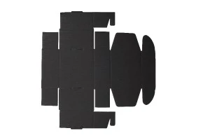 Опаковъчна кутия от черна крафт хартия без прозорец 130x120x60 мм - 20 бр.-6