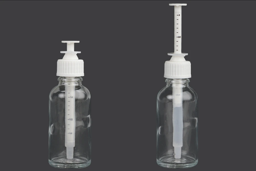 Пластмасов дозатор PP18 за бутилки за етерични масла от 30 ml Пластмасов дозатор PP18 за бутилки за етерични масла от 30 ml