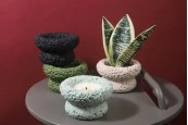 Декоративен циментов буркан 120x70 mm Декоративен циментов буркан 120x70 mm