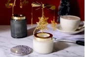 Декоративен свещник за чаени свещички (въртележка) Декоративен свещник за чаени свещички (въртележка)