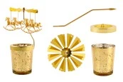 Декоративна въртележка със свещник в различни дизайни-изображение_група