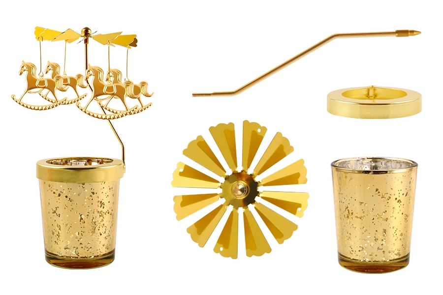 Декоративна въртележка със свещник в различни дизайни-изображение_група