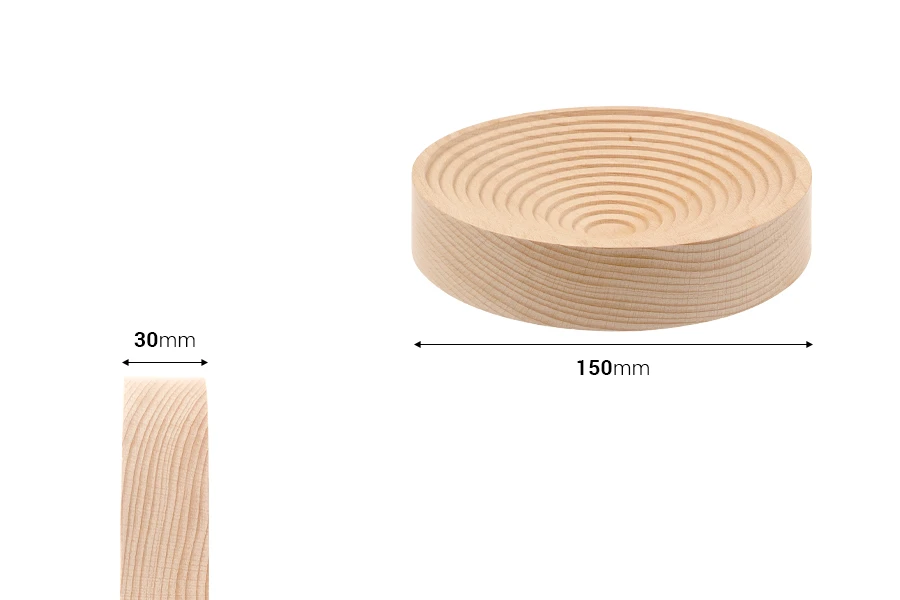 Дървена кръгла поставка за декорация-изображение_размери