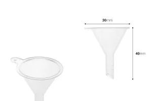 Пластмасова малка фуния 30 mm-2