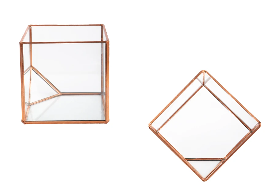 Квадратен стъклен декоративен свещник-изображение_продукт