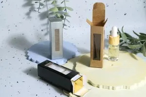 Кутия картонена  с прозорец 25x25x85 мм-5